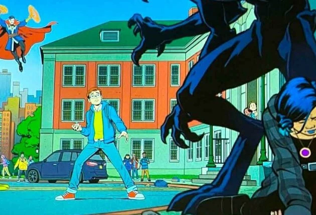 кадры из мультсериала про Человека-паука