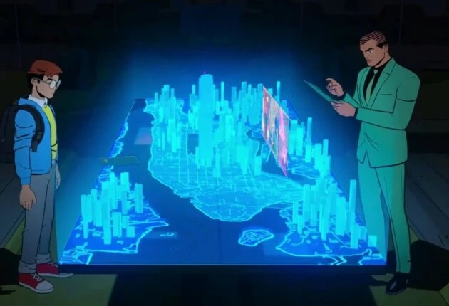 кадры из мультсериала про Человека-паука