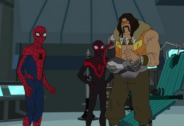 фото из 11 серии про Человека-паука