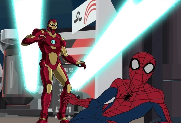 фото из 11 серии про Человека-паука