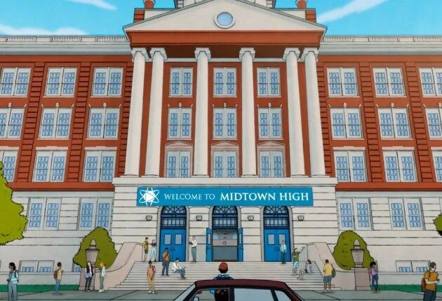 кадры из мультсериала про Человека-паука