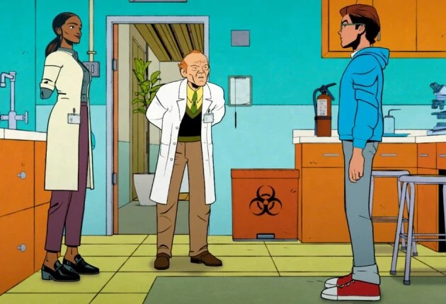 кадры из мультсериала про Человека-паука