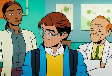 картинки из нового мультсериала про Человека-паука